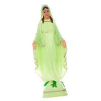 Bothyi - Estatua De La Santísima María Moderna Para Estantería, Mesa, Centro De Mesa, Decoración Del Hogar, Acentos Luminosos