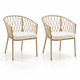 thumbnail image 1 of Pack de 2 Sillas de Terraza Trame - Aluminio y Cuerda, 1 of 7
