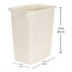 thumbnail image 3 of Papelera Rubbermaid Bizcocho Plástico 21 Litros Paquete de 2, 3 of 3