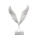 thumbnail image 5 of Estatua De águila, Escultura De Pájaro, Centros De Mesa, Escritorio, Oficina, Figura De Resina, Color Blanco, 5 of 5