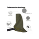 thumbnail image 2 of Toalla Baño Viaje De Microfibra De Secado Rápido, 3 Pcs Verde militar, 2 of 3