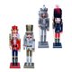 thumbnail image 1 of 4 Piezas De Figuras De Cascanueces De 12 Pulgadas, Figuras Decorativas De Navidad, Decoración Hecha A Mano, Estilo T, 1 of 5