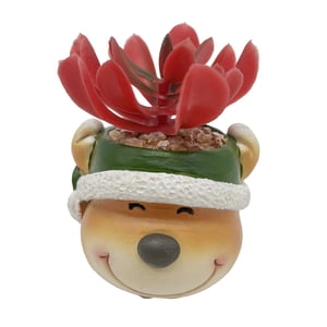 Bothyi - Plantas Artificiales En Macetas Navideñas, Maceta De Imitación, Adorno De Navidad Para Niños, Renos
