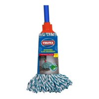 Virutex - Repuesto Mopa Redonda Microfibra Pabilo