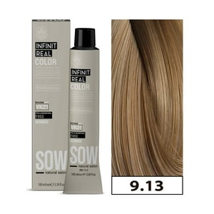 Sow - Tintura Permanente Bajo Amoniaco 9.13 Rubio Clarisimo Beige100Ml + Oxidante