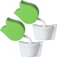 thumbnail image 1 of Toosunny Juego de 2 Tope de Puerta de Espuma en Forma de Flor con Protector de Pellizcos, 1 of 7