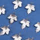 thumbnail image 2 of 100 colgantes pequeños de hoja de arce de acero inoxidable 316 con anilla para bisutería, collares, pulseras, pendientes y manualidades (15,5 x 11 mm), 2 of 7