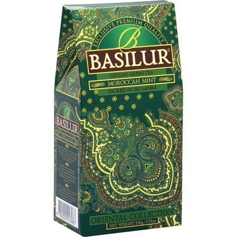 Basilur - Moroccan Mint 100G (Té Verde Ceylon, Menta)
