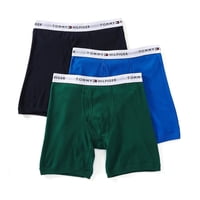 Calzoncillos Tipo Bóxer Tommy Hilfiger De Algodón Para Hombre, Paquete De 3 Unidades, Talla Pequeña