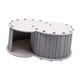 thumbnail image 5 of Cama Túnel Para Gatos, Transpirable, Con Cubierta Extraíble, Cueva Para Gatos Con 2 Agujeros, Color Gris Claro, 5 of 5