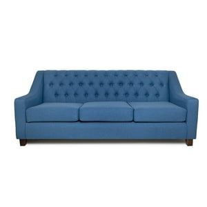 Barra Design - Sofá Kate 3C Lino Azul