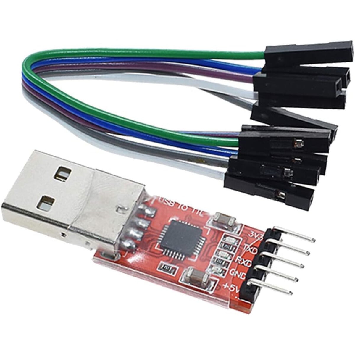 Conversor Usb A Ttl Hiletgo Cp2102 5pin 3.3v5v