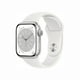 thumbnail image 2 of Apple Watch Serie 8 (GPS) Caja Silver aluminio 45mm con correa sport Blanco - M/L, 2 of 6