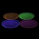 thumbnail image 4 of Platos Party Essentials de plástico duro de 15 cm, colores surtidos, color neón, 80 unidades, 4 of 6