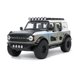 thumbnail image 1 of Auto modelo de fundición Jada 2021 Bronco gris/blanco con capó negro mate, escala 1/24, 1 of 9