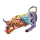 thumbnail image 1 of Escultura De Animales De Toro De Resina De Pintura Creativa Para Decoración De Escritorio De Dormitorio Estilo B, 1 of 5