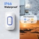 thumbnail image 2 of Timbre inalámbrico TECKNET alcance de 400 m IP66 resistente al agua RGB, 2 of 7