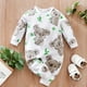 thumbnail image 1 of Baby Cute Cartoon Koala Long Sleeve Crew Neck Rompers, 1 of 5