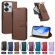 thumbnail image 4 of Funda con Billetera para [Xiaomi Poco F6] con Bolsillo Zipper y Tarjetero Marrón, 4 of 6
