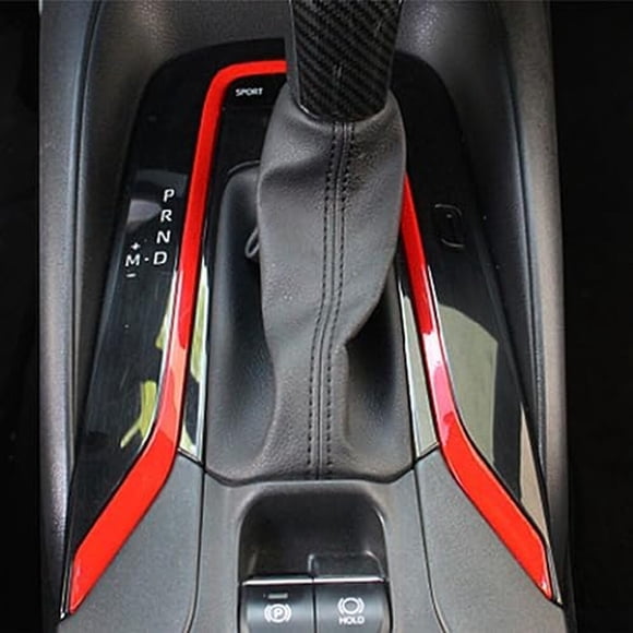 Embellecedor Palanca ABS Rojo Toyota Corolla 20202025 AOKIO
