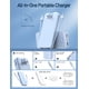thumbnail image 2 of Cargador portátil Nusyddy de 12000 mAh con cable y enchufe integrados, 2 of 7