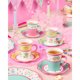 thumbnail image 2 of xo, Fetti 32 Tea Party 9 oz Cups and Saucers Set Garden Bird, 2 of 3