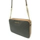 thumbnail image 2 of Cartera Michael Kors Jet Set East West, Color Saffiano, Café Dorado, Tamaño Grande, 2 of 6