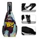 thumbnail image 3 of Gorila Tag RV Riñonera Bandolera con Estampado Integral para Hombres y Mujeres, Bolso Cruzado Gráfico de Tendencia, Mochila de Hombro Streetwear para Ciclismo y Deportes, Riñonera Versátil Casual, 3 of 6