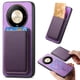 thumbnail image 4 of Funda de Cuero Magnética con Tarjetero para Honor X9B Cubierta Delgada Morado, 4 of 5