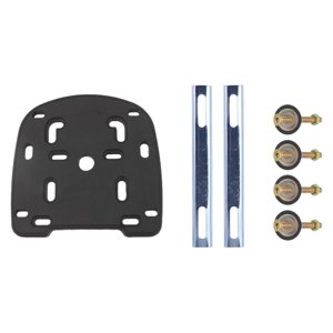 Magideal - Portaequipajes Trasero Para Motocicleta, Portaequipajes Trasero Para Motocicleta, Placa Inferior, Reemplazo Directo, Soporte De Transporte, Accesorio , Estilo Un Estilo A