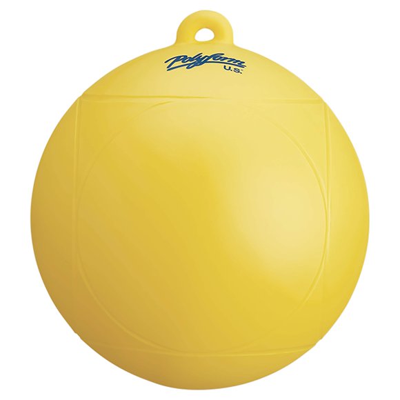 Boya para Esquí Acuático Polyform WS-1 Amarilla Serie WS 8 x 8.5 cm