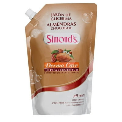 Jabón Glicerina Chocolate Almendras 750 Ml Simond’S