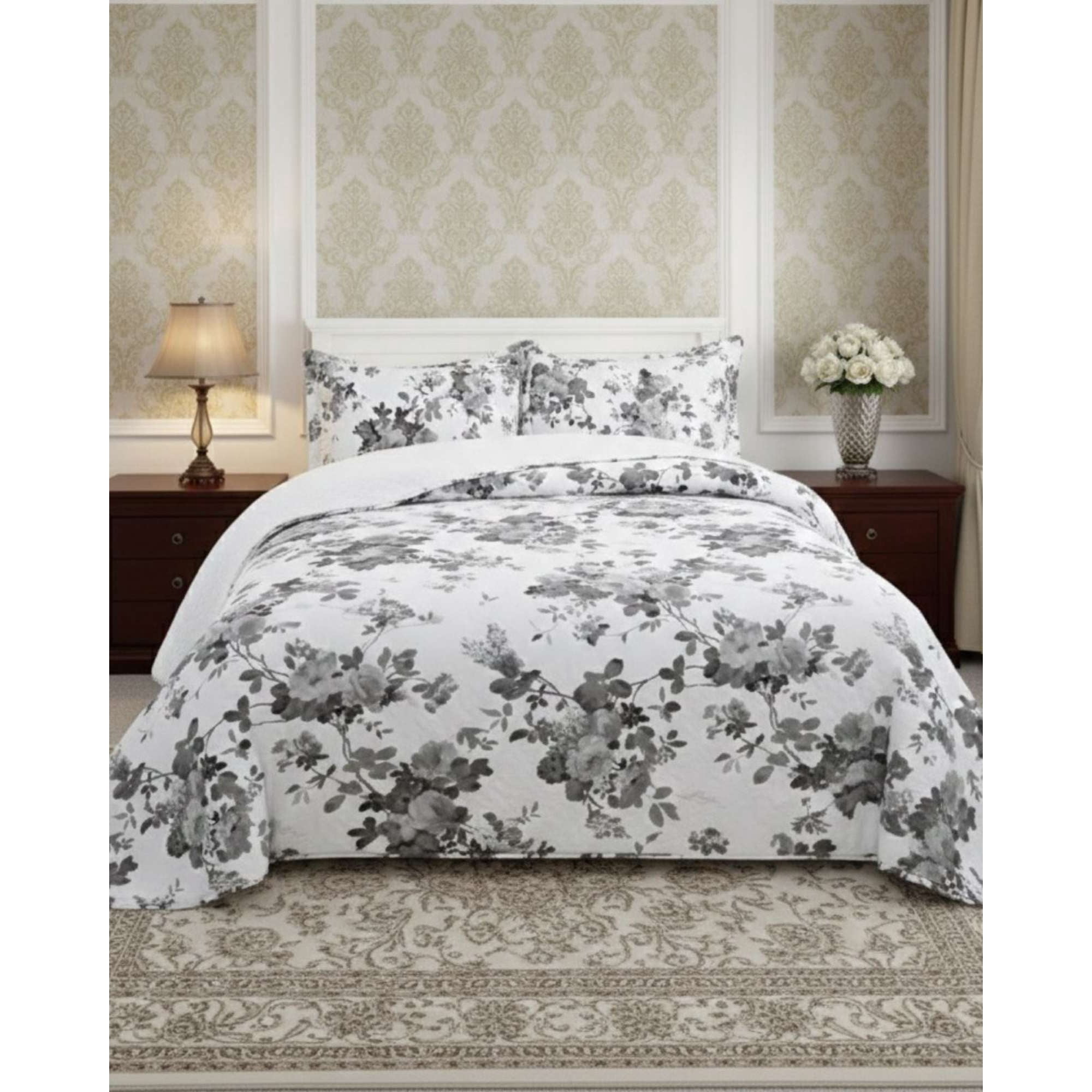 Myl Todo Hogar - Cobertor Colcha Quilt Sherpa Otoño Invierno 2 Plazas