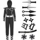 thumbnail image 3 of Spooktacular Creations Halloween Ninja Costume, Ninja Outfit, 3 of 3