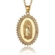 thumbnail image 1 of Gorgeous Women's Copper Virgin Mary Pendant Necklace - Perfect Holiday Gift for Believers!, 1 of 5