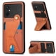 thumbnail image 1 of Funda Resistente para Xiaomi Poco M5 4G con Tarjetero y Soporte, Diseño Magnético Marrón, 1 of 5