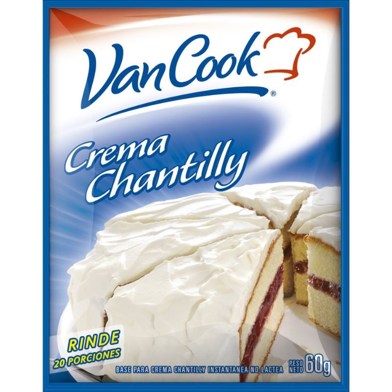Crema Chantilly Original Sobre 60 g Van Cook