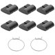 thumbnail image 3 of Juego De Anillos De Buje Libre De Acero Para Bicicleta De 8 Piezas, 3 of 5