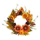 thumbnail image 1 of Corona artificial Nearly Natural de girasoles otoñales, 60 cm, 1 of 4