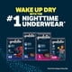 thumbnail image 5 of Ropa interior GoodNites para niñas, extra grande, para mojar la cama, más de 95 a 140 libras, 5 of 7