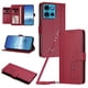 thumbnail image 1 of Funda Cartera Trébol para Motorola Moto G75 5G con Ranuras Tarjetas y Carga Inalámbrica Rojo, 1 of 6