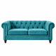 thumbnail image 2 of Sofa Florencia 3C Tela Velvet Turquesa, 2 of 6