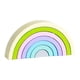 thumbnail image 4 of Apilador De Arco Iris De Madera, Puente De Arco, Juego De Juguetes Para Apilar Para Actividad, Ni?o, Macarrón, 4 of 5