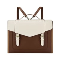 Ecosusi - Maletín & Mochila Julie Para Notebook 15,6” - Café