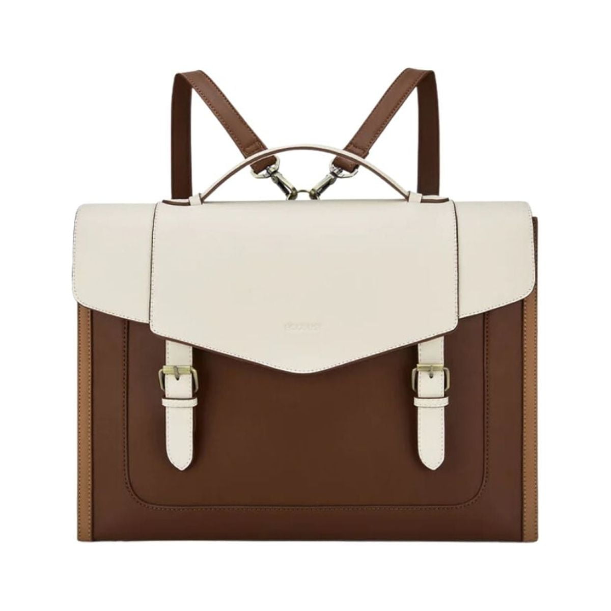 Ecosusi - Maletín & Mochila Julie Para Notebook 15,6” - Café