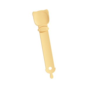 Ioensy - Cuchara Exprimible Para Tiras De Gatos, Cuchara De Alimentación Portátil Multifuncional Para Guardar Alimentos, Color Naranja