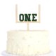 thumbnail image 3 of Adorno para pastel BEADED Football ONE – Decoración para primer cumpleaños, 3 of 8
