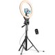thumbnail image 1 of Ring Light SENSYNE de 30 cm con palo para selfies, trípode y soporte para teléfono, 1 of 6