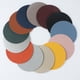 thumbnail image 2 of XmhyTop Juego de 10 Posavasos Redondos de Piel Suave - Ideal para Tazas, Mesas de Madera y Decoración Hogar, 4 Pulgadas, Verde, 2 of 5