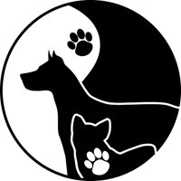 Rienda Libre - Sticker Yin Yang Gato Perro Pata Huella Auto Camioneta